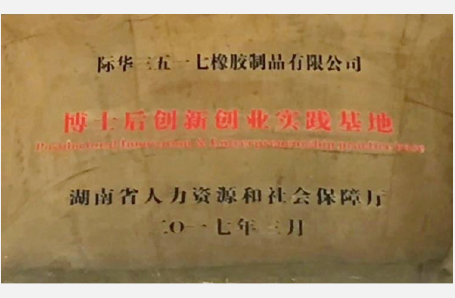 2017年3月,湖南省人力资源和社会保障厅批准公司技术中心设立博士后科研流动站协作研发中心